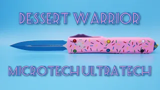 DESSERT WARRIOR "Microtech Ultratech OTF" Donut Knife