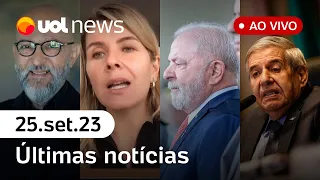 🔴 Lula e militares; CPI do 8/1 ouve general Heleno; chacina no Guarujá; caso Collor, calor +notícias