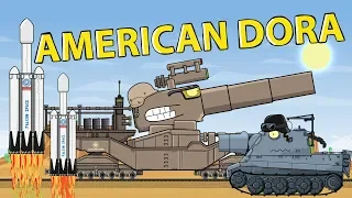 "American Dora" Cartoons about tanks