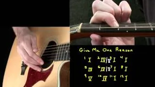 Music Ideas of Give Me One Reason by Tracy Chapman- Guitar Lesson