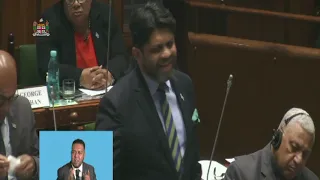 Fijian Attorney-General right of reply on the opposition parliament member on social media comments