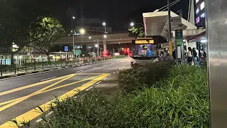 Buses at Serangoon Station Exit E