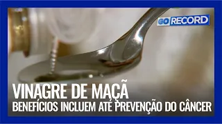 VINAGRE DE MAÇÃ: BENEFÍCIOS INCLUEM ATÉ PREVENÇÃO DO CÂNCER