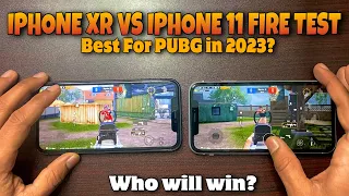 iPhone XR VS iPhone 11 PUBG BULLET REGISTER Test 2023 | Who will win? | Electro Sam | PUBGM