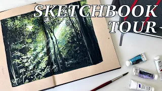 the BEST sketchbooks for gouache 📓 + sketchbook tour(s)