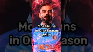 Top 10 Most Runs in one IPL season #shorts #shortsfeed #cricket #ipl2023 #ipl #india #youtubeshorts