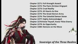 Chapters 2271-2280 Sovereign of the Three Realms Audiobook