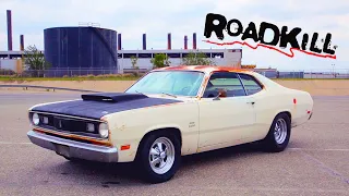 Junk '70 Duster Gets 440 Mopar Engine Swap, Hits Dragstrip! | Roadkill | MotorTrend