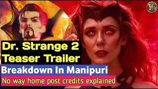 Spider man no way home post credits Explained In Manipuri | Dr Strange 2 Trailer Breakdown 🔥🔥