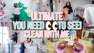 ULTIMATE CLEAN WITH ME WINTER 2020 | EXTREME SPEED CLEANING MOTIVATION | REAL LIFE HOUSE CLEANING