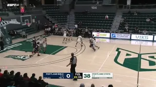 Portland State starts the game off with a 38-0 scoring run 😨