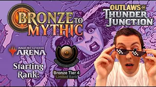 🥉 Bronze To Mythic: Episode 1 - Starting Rank: Bronze 4 - MTG Arena: 🤠Outlaws Of Thunder Junction 🤠