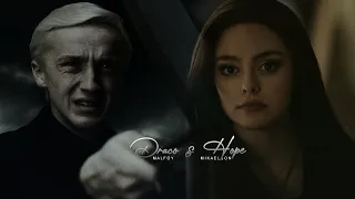 Draco Malfoy & Hope Mikaelson | "...she makes him a better person."