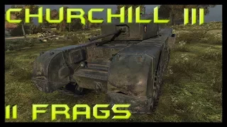 World of Tanks Churchill III 2409 DMG 11 frags 2233 EXP - Siegfried Line