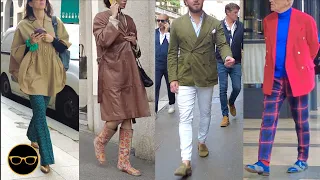 MILAN SPRING LOOKS | What are People wearing in April in Italy