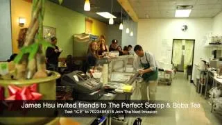 James Hsu & friends at The Perfect Scoop & Boba Tea