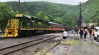 LGSR #33 and RBMN Equipment Move at Jim Thorpe, PA