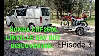 Honda CRF250L Series.Ep3. Linville loop around Jimna State Forest.