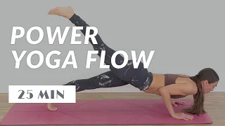 25 MIN POWER YOGA WORKOUT || FULL BODY STRENGTH & ENERGY