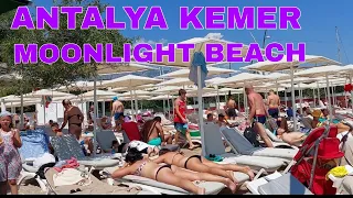 KEMER MOONLIGHT AYIŞIĞI BEACH 2021 AUGUST ANTALYA/TURKEY