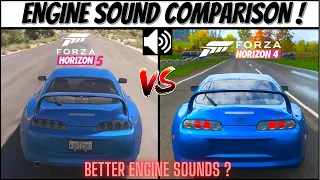 Forza Horizon 5 vs Forza Horizon 4 | Engine Sounds Gameplay