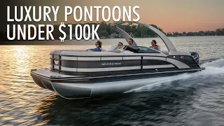 Top 5 Luxurious Pontoon Boats Under $100K 2022-2023 | Price & Features