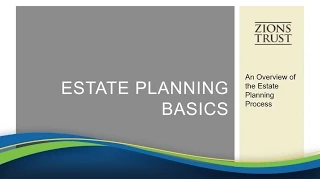 Trust and Estate Planning [Webinar]