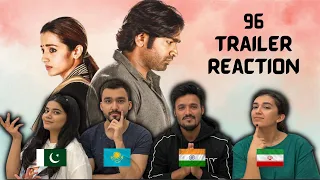 96 Trailer Reaction | Vijay Sethupathi | Trisha | Tamil Reaction | Foreigners React