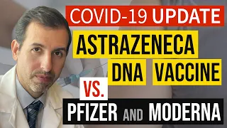 Coronavirus Update 118: AstraZeneca DNA COVID 19 Vaccine Explained (vs. Pfizer / BioNTech, Moderna)