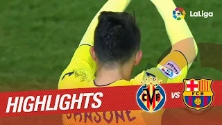 Highlights Villarreal CF vs FC Barcelona (1-1)