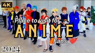 ANIME ❤️ : 10 PLACES TO VISIT IN JAPAN FOR ANIME FANS 2024 #viral#japan#naruto#onepiece#anime#travel