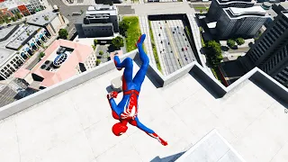 GTA 5 SPIDERMAN RAGDOLLS |  GTA V SPIDERMAN Ragdolls 4k Compilations funny moments jumps/fails ep12