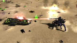 Nomads vs Cybran - M27 AI vs Sorian AI - Supreme Commander Forged Alliance