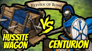 178 ELITE HUSSITE WAGONS vs 200 ELITE CENTURIONS (Total Resources) | AoE II: DE