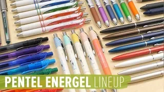 Pentel EnerGel Lineup