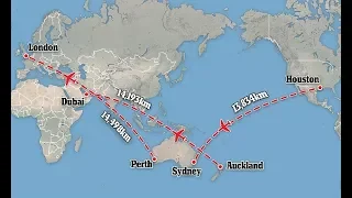 Five longest flights in the world revealed, with most departing out of Australia and New