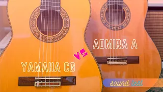 Yamaha CG vs Admira A - comparison of two classical guitars