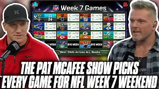 The Pat McAfee Show Picks & Predicts Every Game For NFL's 2023 Week 7