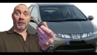 Civic headlamp bulb change made easy