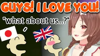 JP Fans Get Jealous When Korone Suddenly Professes Her Love to the Overseas Fans [Hololive]