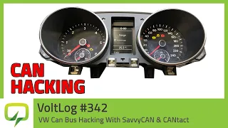 VW Can Bus Hacking With SavvyCan & Cantact - Voltlog #342