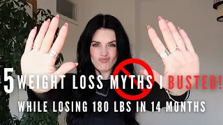 5 Weight Loss Myths I Busted While Losing 180 lbs in 14 Months | Half of Carla