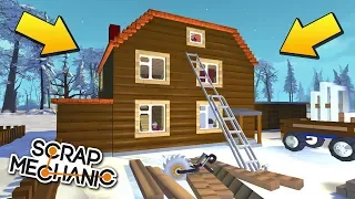 👷 СТРОИТЕЛИ доделывают БАБКИН ДОМ 🏡﻿‍ МУЛЬТИК в СКРАП МЕХАНИК 🔨 Scrap Mechanic 💾