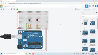 CLASE 1 - ENCENDIDO Y APAGADO DE UN LED CON UN PULSADOR / BOTON - TINKERCAD | ARDUINO