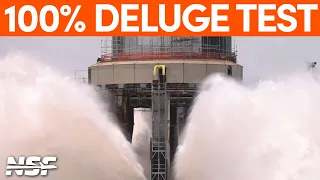 SUCCESS Full-Pressure Deluge Test (VERY LOUD) | Starship Super Heavy