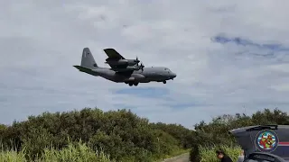 USAF C-130 Practice Diversion at RAF Valley