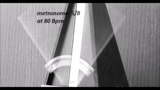 metronome 5/8 at 80 Bpm