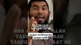 Jangan sombong dan Jangan sedih #ustadzrifkyjafarthalib