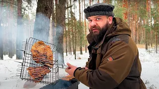 Жарю ХУДШИЙ шашлык из дешевой мороженной рыбы по старому рецепту, получилось очень вкусно