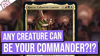 Any Creature Can Be Your Commander! | Rocco Cabaretti Caterer | Streets of New Capenna Spoiler | MTG
